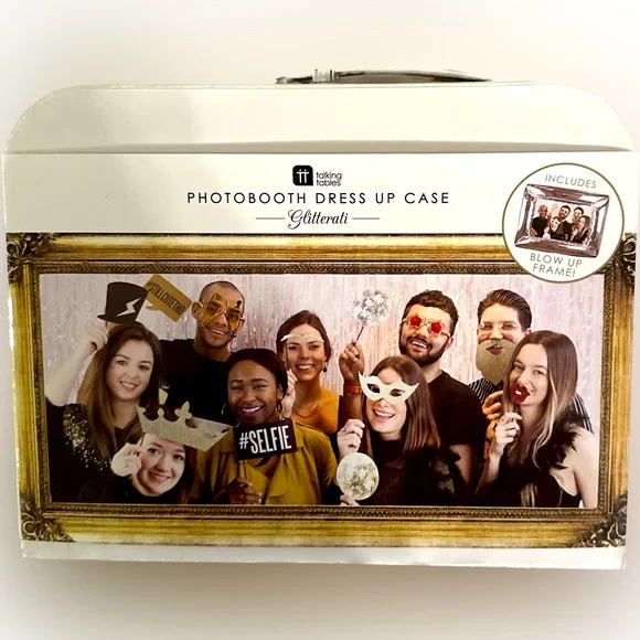 Photo Booth Dress-up Case for wedding parties engagement shower bride groom 31 Wedding Photo Booth Props You Can Buy (or Print!) Right Now main image 4